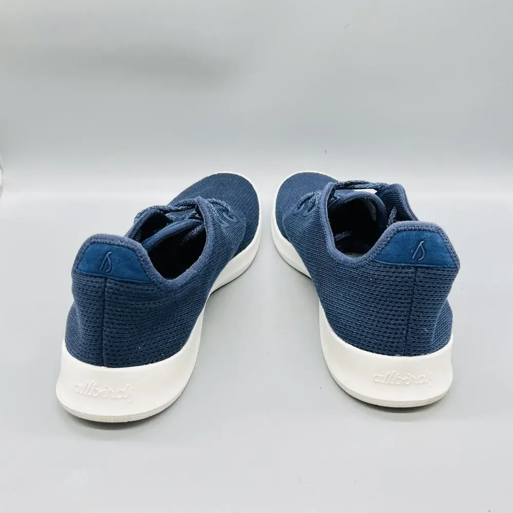 Allbirds Shoes Mens 14 Blue Knit Tree Runner Casual Sneakers Comfort Walking